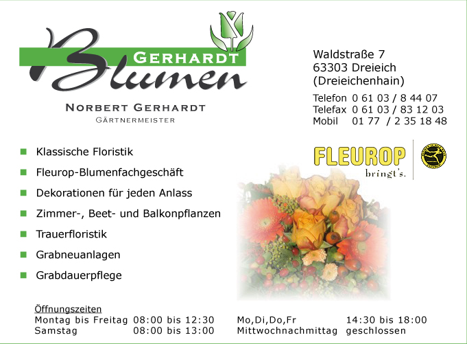 Blumen Gerhardt